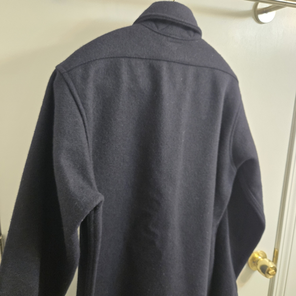 Pendleton 100% Virgin Wool Jacket, Heavy Shirt, Size M, Navy - Picture 6 of 12